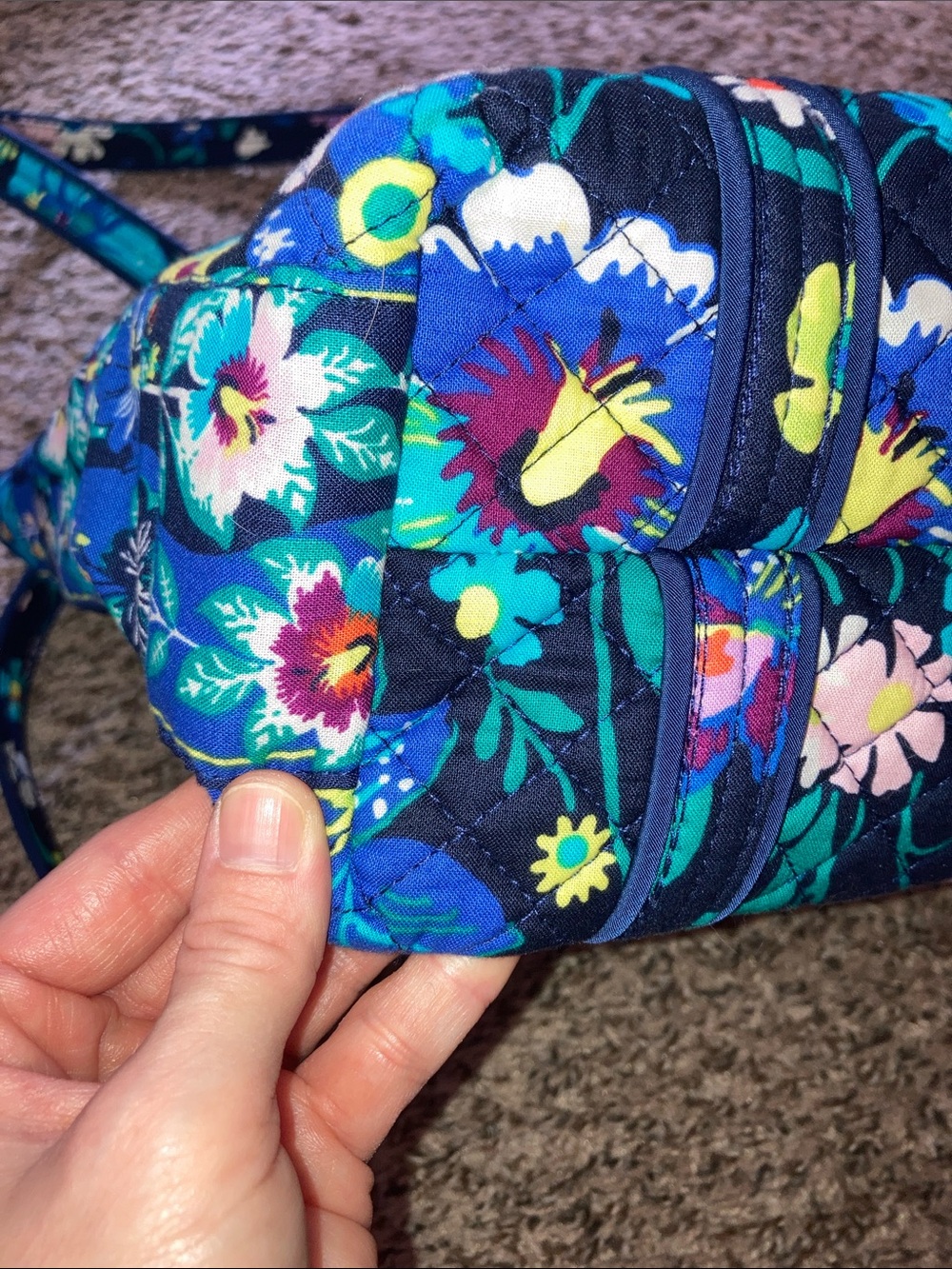 Vera Bradley Navy Moonlight Tote Bag - Picture 9 of 14